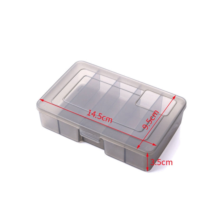 4 pezzi HENGJIA qt051 5 griglie scatola portaoggetti per attrezzatura da pesca, dimensioni:, Small, Medium, Large