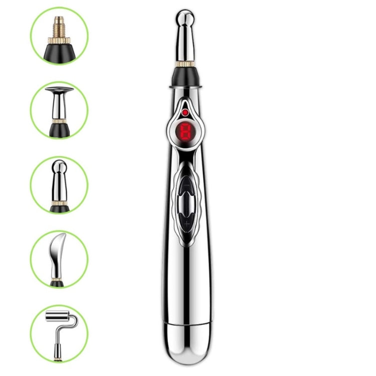 Energia circolante Punto automatico Trovare penna meridiana Dolore domestico Penna elettronica per agopuntura Specifiche:, 5 Head Color Boxes (Battery Model), Only Pen, 3 Head Color Box (Charging Model), 5 Head Color Box (Charging Model)
