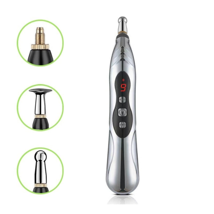 Energia circolante Punto automatico Trovare penna meridiana Dolore domestico Penna elettronica per agopuntura Specifiche:, 5 Head Color Boxes (Battery Model), Only Pen, 3 Head Color Box (Charging Model), 5 Head Color Box (Charging Model)