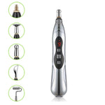 Energia circolante Punto automatico Trovare penna meridiana Dolore domestico Penna elettronica per agopuntura Specifiche:, 5 Head Color Boxes (Battery Model), Only Pen, 3 Head Color Box (Charging Model), 5 Head Color Box (Charging Model)