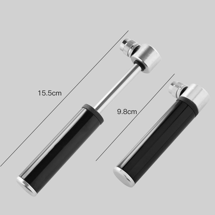 Cilindro gonfiabile di pallacanestro di calcio della pompa della lega di alluminio della mini bicicletta portatile manuale, Aluminum Alloy Pump(Black), Aluminum Alloy Pump(Red), Aluminum Alloy Pump(Silver)