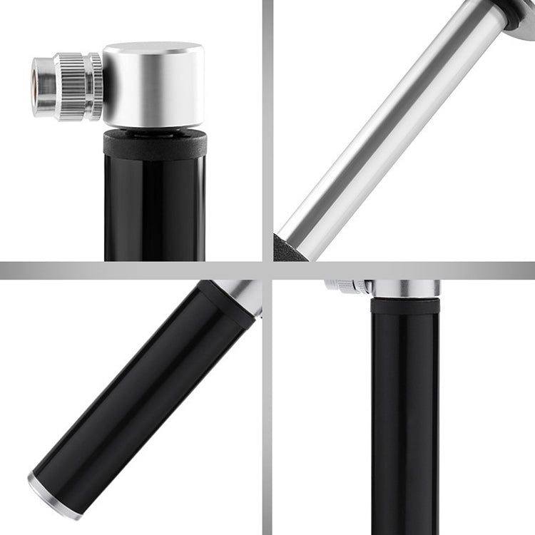Cilindro gonfiabile di pallacanestro di calcio della pompa della lega di alluminio della mini bicicletta portatile manuale, Aluminum Alloy Pump(Black), Aluminum Alloy Pump(Red), Aluminum Alloy Pump(Silver)
