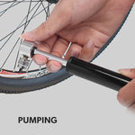 Cilindro gonfiabile di pallacanestro di calcio della pompa della lega di alluminio della mini bicicletta portatile manuale, Aluminum Alloy Pump(Black), Aluminum Alloy Pump(Red), Aluminum Alloy Pump(Silver)