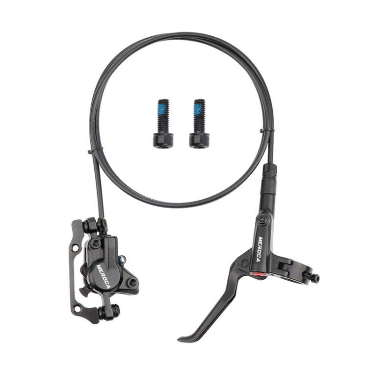 Meroca M800 Freno per bicicletta Mountain Bike Freno bilaterale universale Freno a disco pressione olio, Stile:, 1 Pair Oil Brakes, 1 Pair Oil Brakes + 1 Pair Disc Brakes, Right Front 800mm, Left Back 1400mm, Right Front 800mm + Disc Brake             ...
