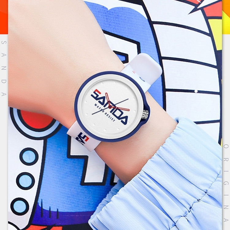 Orologio sportivo al quarzo con cinturino in silicone SANDA 3200 per uomo e donna
