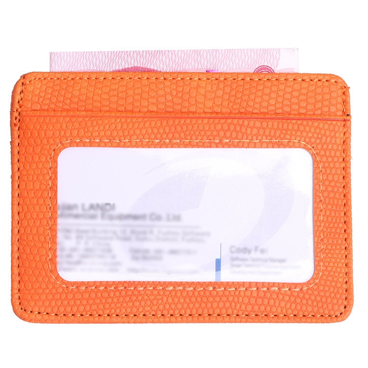 2 PCS KT1002 Funzione RFID Custodia per biglietti da visita in PU con porta carte di credito modello lucertola