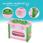 Set mobili in legno miniatura per case delle bambole
