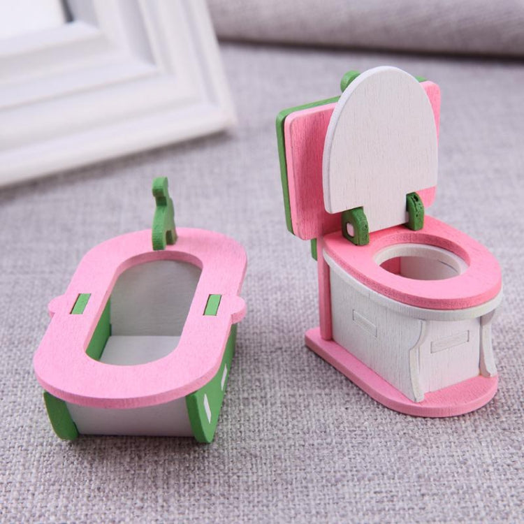 Set mobili in legno miniatura per case delle bambole