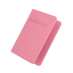 2 PZ MS101 Porta passaporto multi-card in PU satinato Porta carte passaporto per viaggi all'estero, Blue, Khaki, Pink, Sky Blue, Dirty Yellow, Big Red