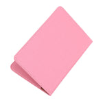 2 PZ MS101 Porta passaporto multi-card in PU satinato Porta carte passaporto per viaggi all'estero, Blue, Khaki, Pink, Sky Blue, Dirty Yellow, Big Red