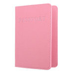 2 PZ MS101 Porta passaporto multi-card in PU satinato Porta carte passaporto per viaggi all'estero, Blue, Khaki, Pink, Sky Blue, Dirty Yellow, Big Red