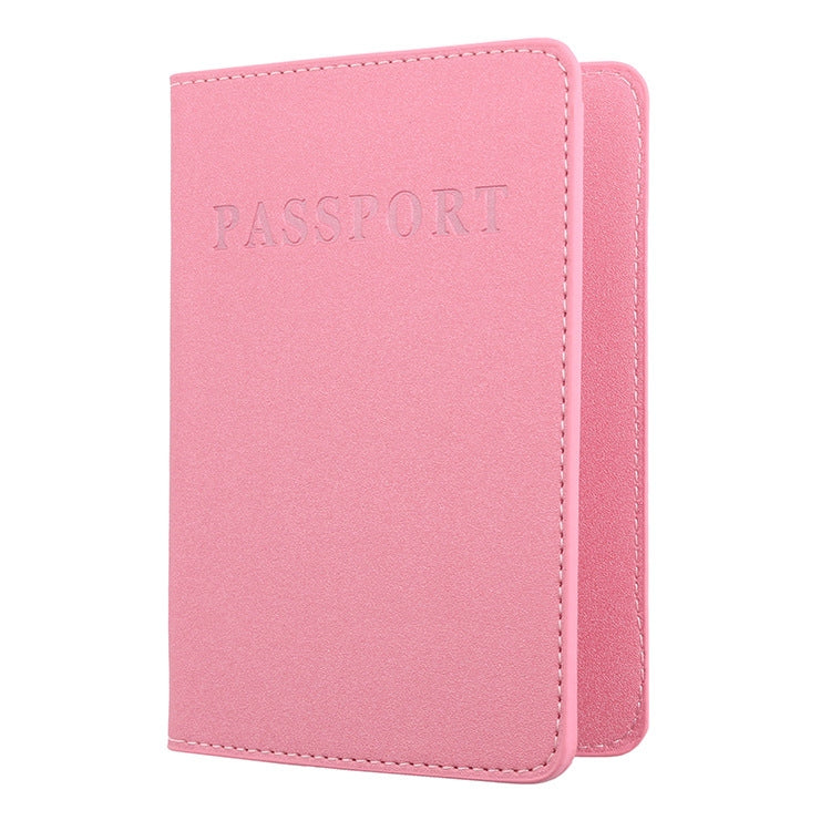 2 PZ MS101 Porta passaporto multi-card in PU satinato Porta carte passaporto per viaggi all'estero, Blue, Khaki, Pink, Sky Blue, Dirty Yellow, Big Red