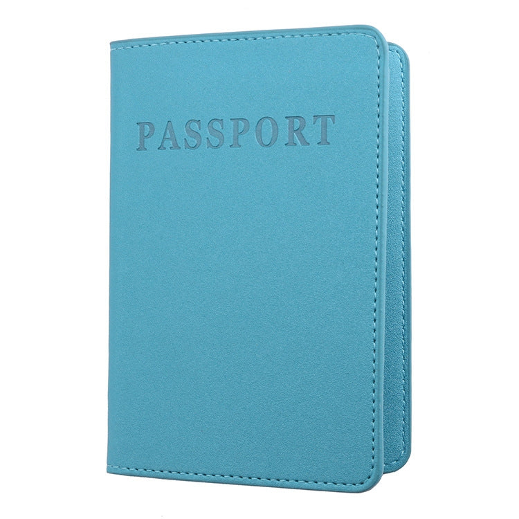 2 PZ MS101 Porta passaporto multi-card in PU satinato Porta carte passaporto per viaggi all'estero, Blue, Khaki, Pink, Sky Blue, Dirty Yellow, Big Red