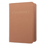 2 PZ MS101 Porta passaporto multi-card in PU satinato Porta carte passaporto per viaggi all'estero, Blue, Khaki, Pink, Sky Blue, Dirty Yellow, Big Red