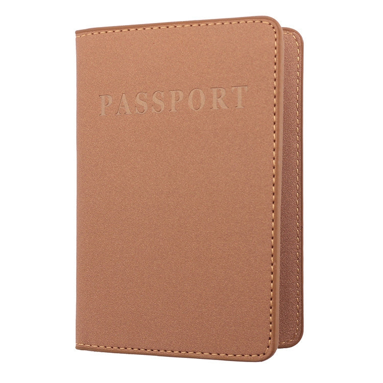 2 PZ MS101 Porta passaporto multi-card in PU satinato Porta carte passaporto per viaggi all'estero, Blue, Khaki, Pink, Sky Blue, Dirty Yellow, Big Red