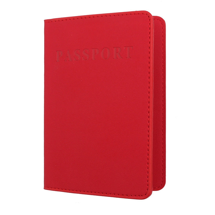 2 PZ MS101 Porta passaporto multi-card in PU satinato Porta carte passaporto per viaggi all'estero, Blue, Khaki, Pink, Sky Blue, Dirty Yellow, Big Red