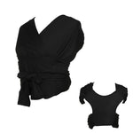 Marsupio Portabebè a doppia spalla frontale Portabebè portatile X Borsa per il trasporto,Dimensioni:, M (Black), L (Black), M (Gray), L (Gray)