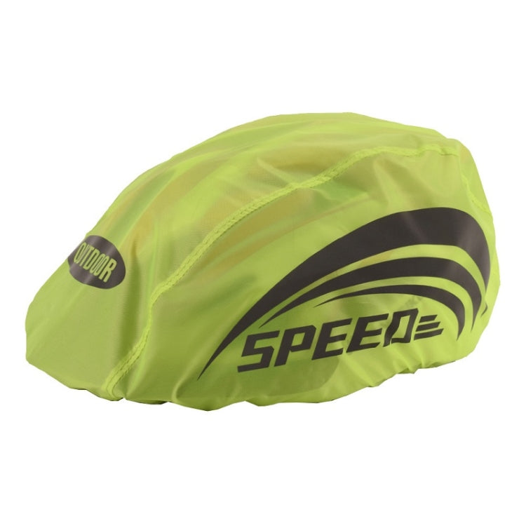 2 pezzi Copertura antipioggia per casco da ciclismo Copertura per casco di sicurezza riflettente per esterni, Free Size