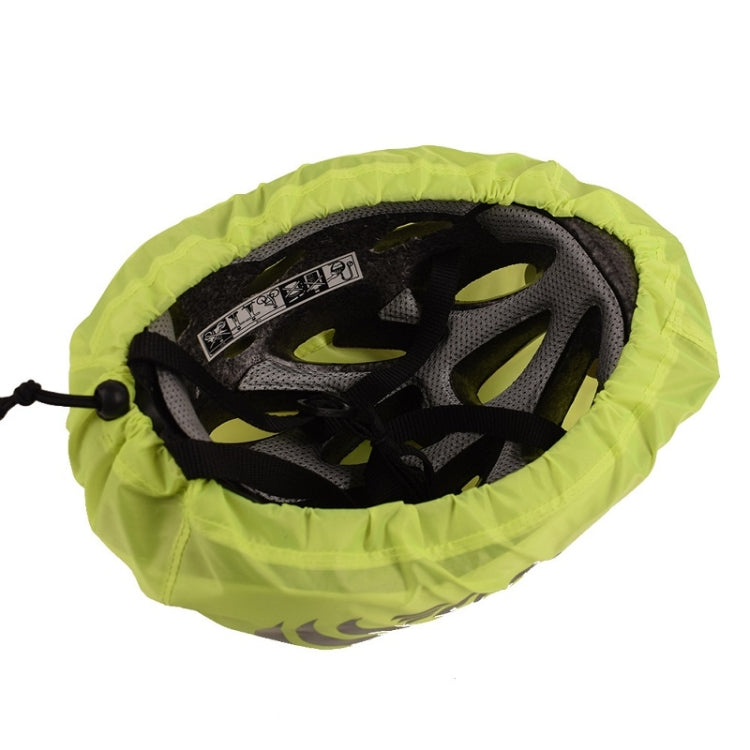 2 pezzi Copertura antipioggia per casco da ciclismo Copertura per casco di sicurezza riflettente per esterni, Free Size