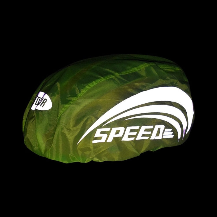 2 pezzi Copertura antipioggia per casco da ciclismo Copertura per casco di sicurezza riflettente per esterni, Free Size