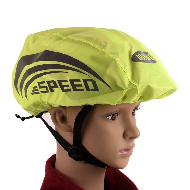 2 pezzi Copertura antipioggia per casco da ciclismo Copertura per casco di sicurezza riflettente per esterni, Free Size