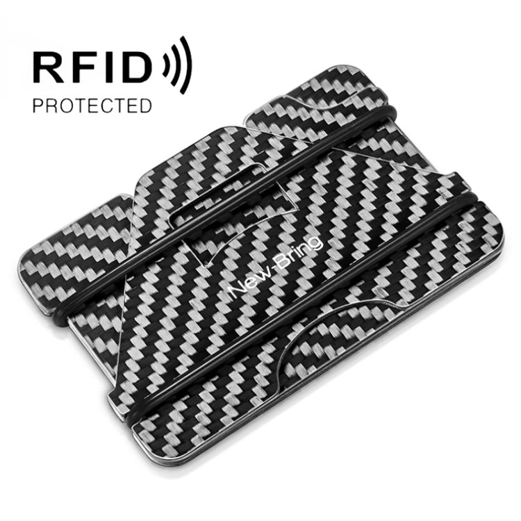 Nuovo Porta carte di metallo Porta carte anti-smagnetizzazione Pennello antifurto Porta carte anti-RFID Porta carte ultra-sottile Portafoglio uomo
