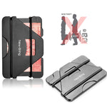 Nuovo Porta carte di metallo Porta carte anti-smagnetizzazione Pennello antifurto Porta carte anti-RFID Porta carte ultra-sottile Portafoglio uomo