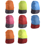 2 pezzi parapioggia per zaino luminoso abbinato al colore per alpinismo all'aperto, XL 58-70L