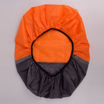 2 pezzi parapioggia per zaino luminoso abbinato al colore per alpinismo all'aperto, XL 58-70L