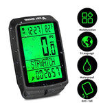 WEST BIKING Tachimetro contachilometri wireless multifunzione con retroilluminazione impermeabile per bicicletta in 5 lingue, 5 Languages