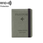 COVC1011 Custodia protettiva con fascia elastica per borsa porta carte di viaggio