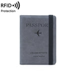 COVC1011 Custodia protettiva con fascia elastica per borsa porta carte di viaggio