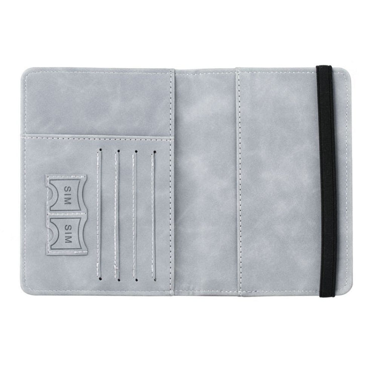 COVC1011 Custodia protettiva con fascia elastica per borsa porta carte di viaggio