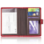 3 PCS Covc1002 Porta carte di credito per carte di credito con clip a fibbia Porta carte di protezione per documenti in PU