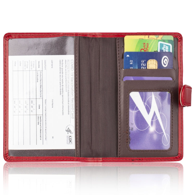 3 PCS Covc1002 Porta carte di credito per carte di credito con clip a fibbia Porta carte di protezione per documenti in PU