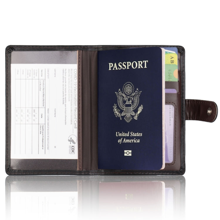 3 PCS Covc1002 Porta carte di credito per carte di credito con clip a fibbia Porta carte di protezione per documenti in PU
