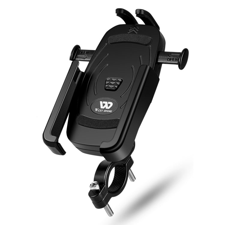 WEST BIKING Supporto per telefono cellulare per bici Supporto per telefono per motocicletta per scooter elettrico girevole a 360° in alluminio, stile:, Handlebar Style, Rearview Mirror Style