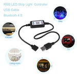 2 PCS JS-082 5V-24V APP per telefoni cellulari Bluetooth Regolatore di luce di regolazione intelligente