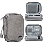 Baona BN-C003 Custodia protettiva per disco rigido portatile Borsa per disco rigido portatile, Double-layer (Gray), Double-layer (Black), Single-layer (Gray), Single-layer (Black)