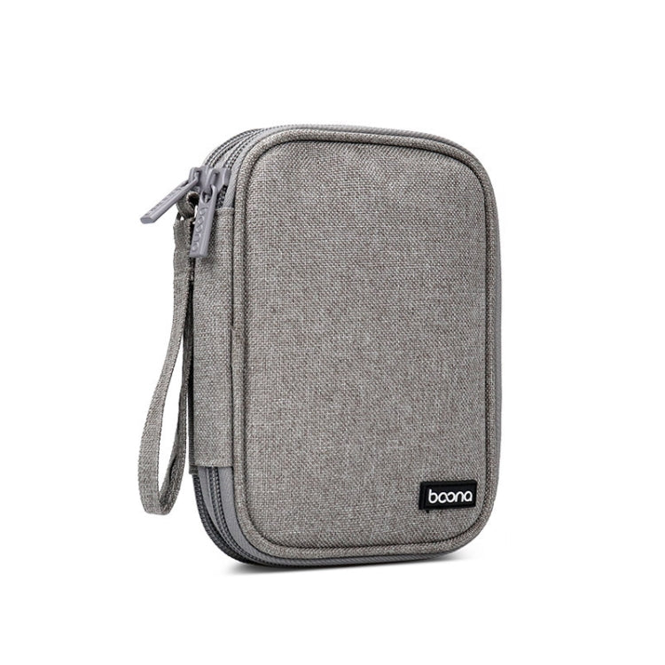 Baona BN-C003 Custodia protettiva per disco rigido portatile Borsa per disco rigido portatile, Double-layer (Gray), Double-layer (Black), Single-layer (Gray), Single-layer (Black)