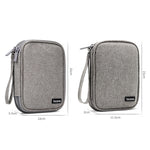 Baona BN-C003 Custodia protettiva per disco rigido portatile Borsa per disco rigido portatile, Double-layer (Gray), Double-layer (Black), Single-layer (Gray), Single-layer (Black)