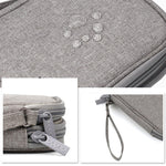 Baona BN-C003 Custodia protettiva per disco rigido portatile Borsa per disco rigido portatile, Double-layer (Gray), Double-layer (Black), Single-layer (Gray), Single-layer (Black)