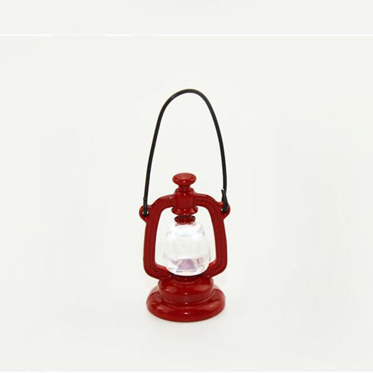 Lampada a olio retrò miniatura per casa delle bambole