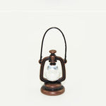 Lampada a olio retrò miniatura per casa delle bambole