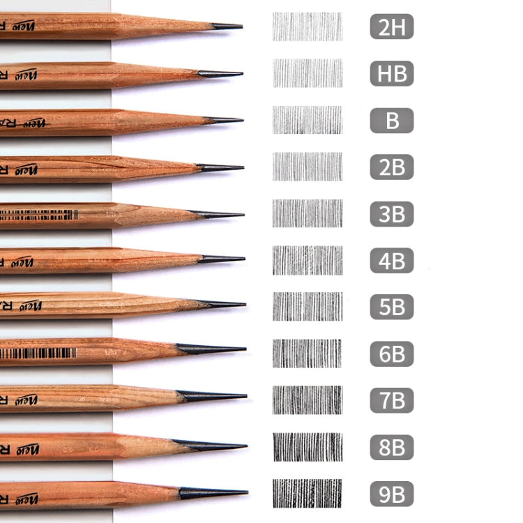 2 scatole Marco 7001 Sketch Pencil Children Original Wooden Word Learning Cancelleria Art Calligraphy Drawing Pencil, HB, 2B, 2H, B, 3B, 4B, 5B, 6B, 7B, 8B, 9B