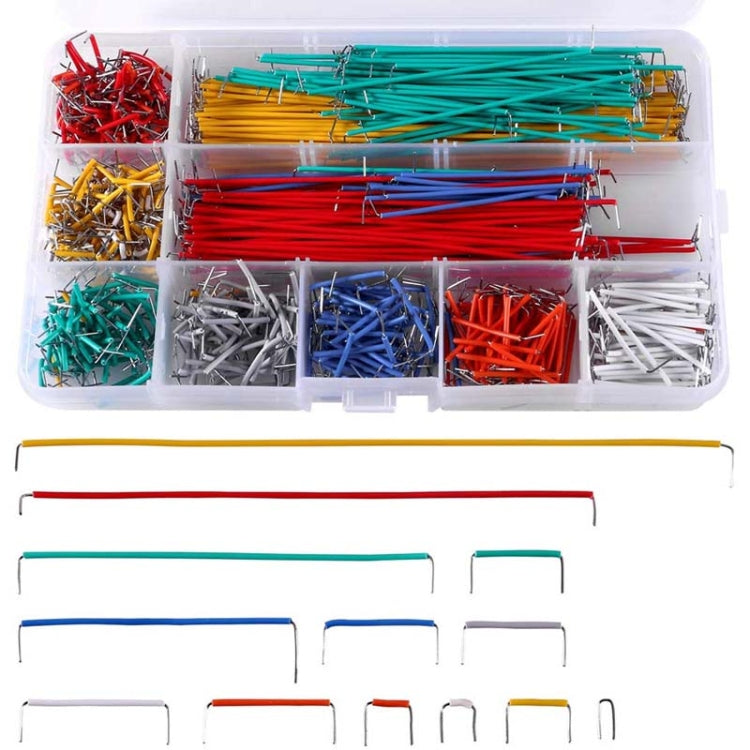 Kit jumper fili a forma di U per breadboard 14 lunghezze