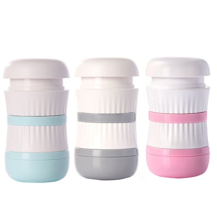 TR018 Portapillole per frantumazione e frantumazione di medicinali, Green, Grey, Pink