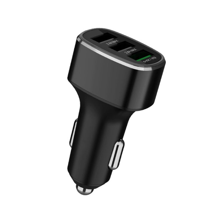 Caricabatterie a ricarica rapida per auto con tre porte USB per Huawei/OPPO/VIVO/OnePlus e altri tipi di ricarica flash, GT680 Black, GT680 Gray, GT780 Black, GT780 Gray