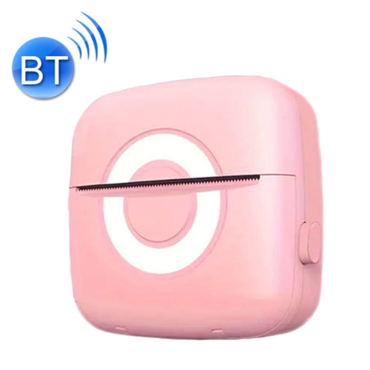 Mini stampante portatile per domande sbagliate Stampante per appunti di testo con foto per studenti, Pink, Blue