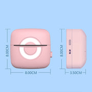 Mini stampante portatile per domande sbagliate Stampante per appunti di testo con foto per studenti, Pink, Blue